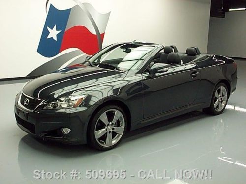 2010 lexus is250c hard top leather nav rear cam 26k mi texas direct auto