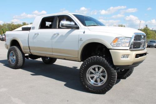 2012 ram 2500 laramie longhorn mega cab lifted leather 6.7l diesel turbocharged