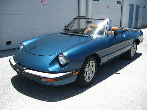 Alfa romeo spider veloce no reserve