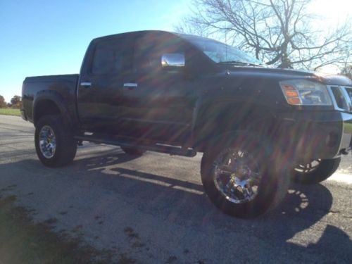 Nissan Titan Truck Black 6" Lift 35" Tires over $8,000 in options 4x4, image 3