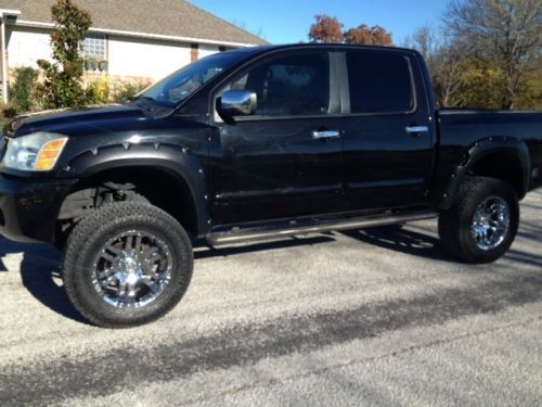 Nissan Titan Truck Black 6" Lift 35" Tires over $8,000 in options 4x4, image 13