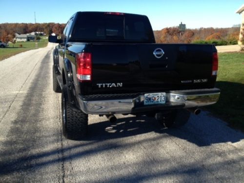 Nissan Titan Truck Black 6" Lift 35" Tires over $8,000 in options 4x4, image 15