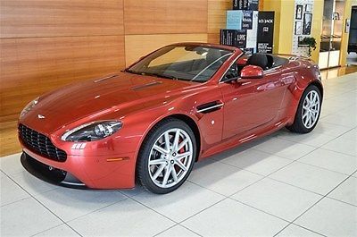 2013 v8 vantage roadster 4.7l volcano red / black