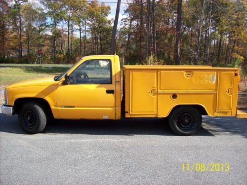 Chevrolet 2500 3/4 ton utility pick up truck govtowned low miles no reserve