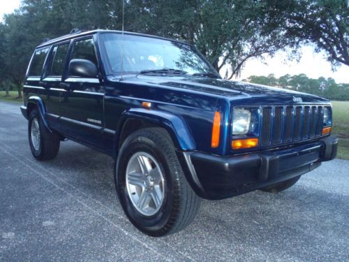 2001 cherokee xj 4x4 sport rhd 60yr edition 2 owner no rust dealer serviced!!