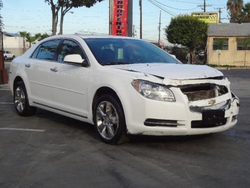 2012 chevrolet malibu lt2 damaged salvage economical low miles priced to sell!!