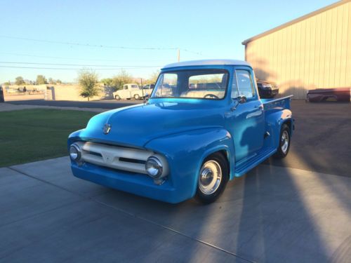 1953 ford f100, pickup truck, stepside, 195 1955 1956, hot rod, rat rod