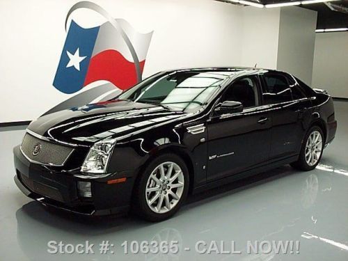 2008 cadillac sts-v supercharged sunroof nav only 54k!! texas direct auto