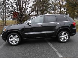 2013 jeep grand cherokee overland summit 4wd 4x4 4dr leather suv