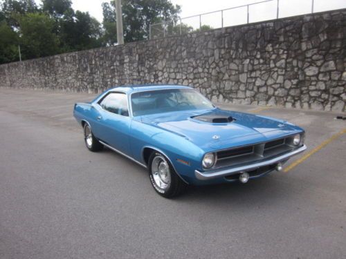 1970 plymouth cuda 440 +6 (six pack) torqueflite super rare low mileage survivor