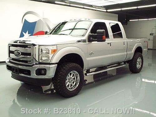 2011 ford f-250 lariat diesel fx4 4x4 lift sunroof nav! texas direct auto
