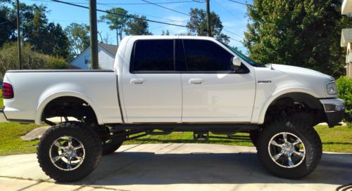 2003 ford f-150 f150 lariat 4x4 fwd svt lightning lifted super crew four door