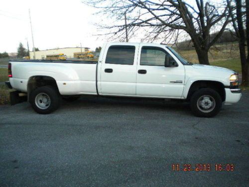 2007 gmc sierra 3500 classic sle crew cab dually 2wd diesel must sell asap!!