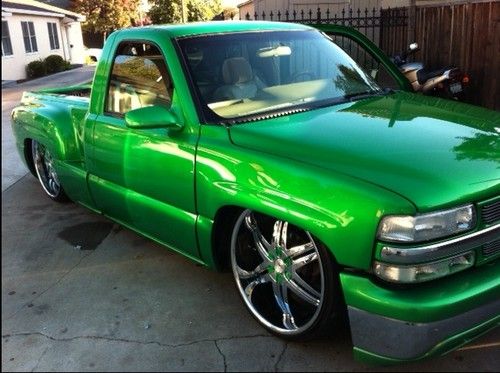 2001 chevrolet silverado stepside bagged on 24s