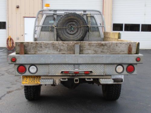 Surplus Lifted 1999 1Ton Crew Cab 4x4 Flatbed Work Truck, image 3