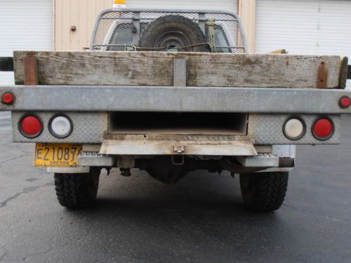 Surplus Lifted 1999 1Ton Crew Cab 4x4 Flatbed Work Truck, image 4