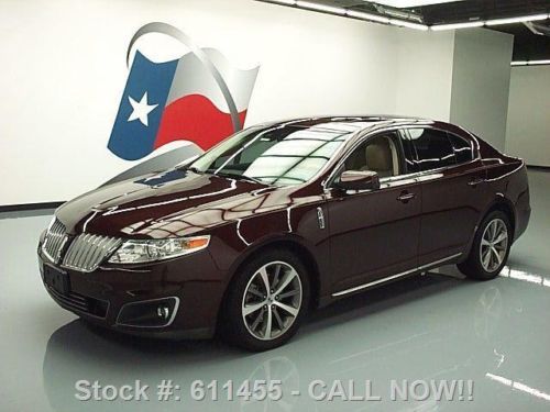 2009 lincoln mks ultimate dual sunroof nav rear cam 83k texas direct auto