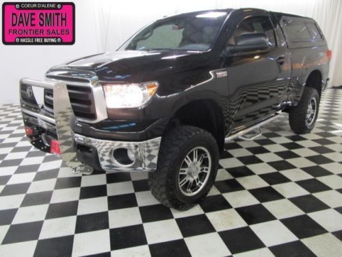 2011 regular cab, short box, 4x4, canopy, chrome grill guard and tube steps