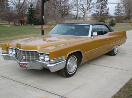 1969 CADILLAC DEVILLE CONVERTIBLE, image 7
