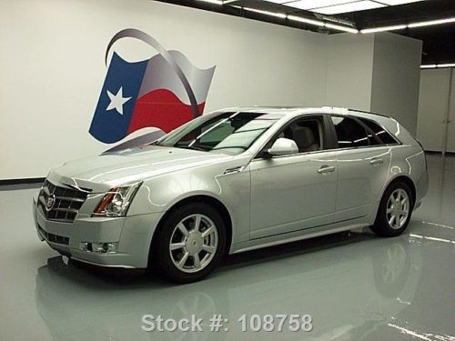 2010 cadillac cts v6 performance wagon pano sunroof 33k texas direct auto