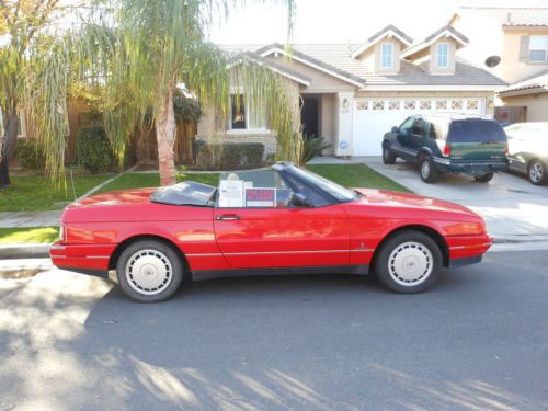 1990 cadillac allante value leader convertible 2-door 4.5l