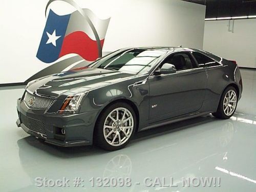 2011 cadillac cts-v coupe sunroof nav rear cam 19&#039;s 20k texas direct auto