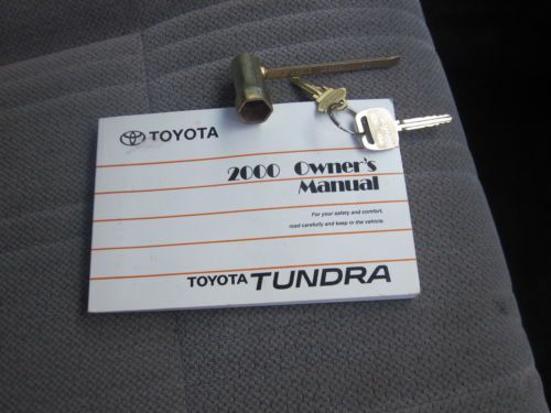2000 TOYOTA TUNDRA 4-DR. MINOR DAMAGE, "REBUILDABLE SALVAGE", image 91