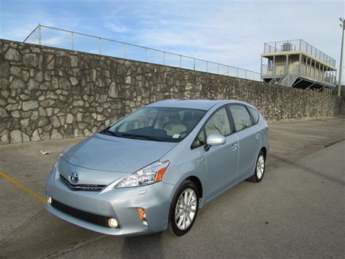 2012 toyota prius v package 5 low mileage like new nav htd leather 17&#034; wheels