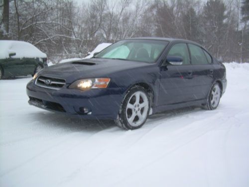 2005 subaru legacy gt 2.5 turbo sedan black leather auto