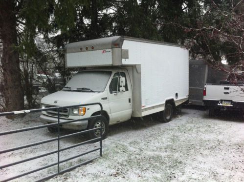 1999 ford e-350 econoline cutaway 14&#039; supreme box van 5.4l