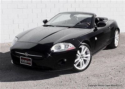 2007 jaguar xk low mi black nav sharp! xk8 xkr 08 09 10 11 xf xj convertible