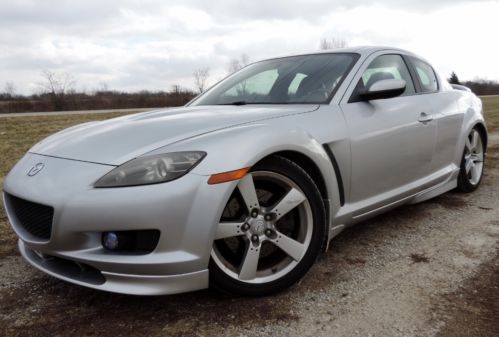 2005 mazda rx-8 gt coupe 4-door 1.3l rotary 6 speed manual 120,000 miles. navi