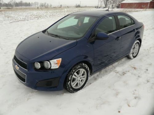 2013 chevrolet sonic 1lt automatic dark blue