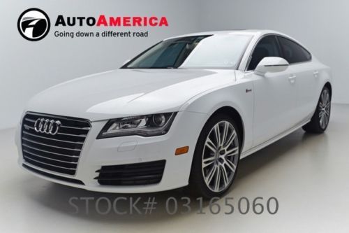 25k low miles 2012 audi a7 awd premium plus nav htd leather pwr sunroof camera
