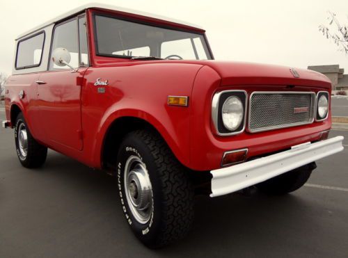 Rare 1970 international harvester scout 800a, ranch find, 30,000 original miles