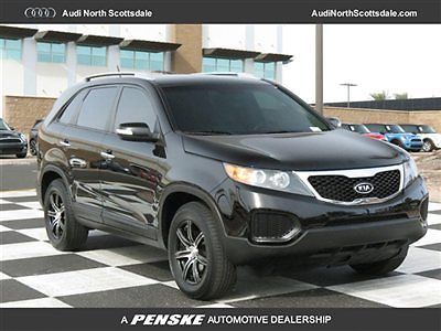 12 kia sorento v6 fwd black cloth sirius bluetooth clean car fax 39 k miles