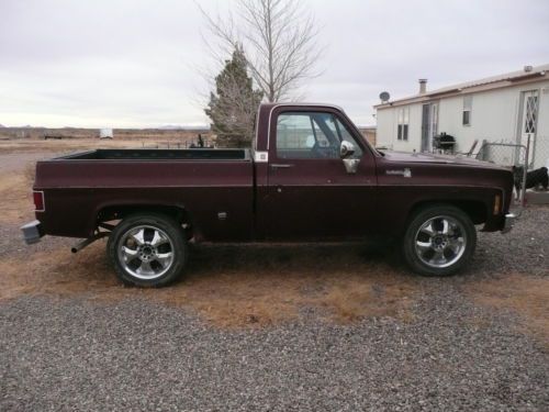 1977 chevrolet chevy short bed pickup truck [scottsdale10]