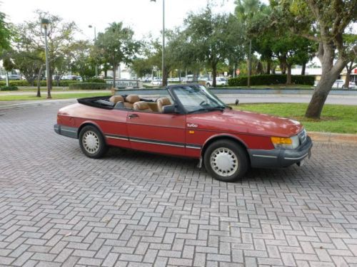 1988 saab convertible turbo rare car nice colors must go !!!!!