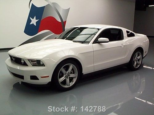 2011 ford mustang v6 6-speed spoiler 19&#034; wheels 20k mi texas direct auto