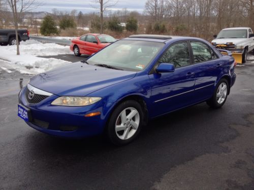 No reserve nr 2003 mazda 6 runs great leather sunroof super clean good tires