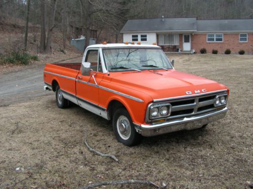 1970 gmc heavy half camper special with camper top highly collectable