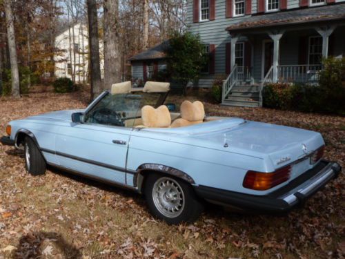 1976 mercedes-benz 450sl base convertible 2-door 4.5l