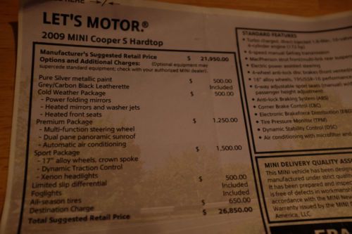 2009 Mini Cooper S JCW tuning kit, US $15,000.00, image 8