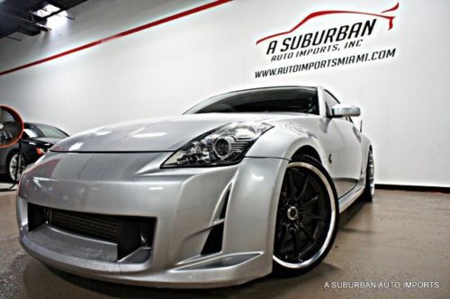 500hp greddy twin turbocharged 2006 nissan 350z coupe 3 piece 19&#034; volks rims wow