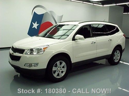 2012 chevy traverse lt 3.6l v6 8-passenger 3rd row 41k texas direct auto