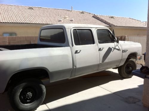 1985 dodge w 350 1 ton crew cab truck