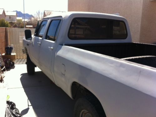 1985 Dodge W 350 1 Ton Crew Cab Truck, US $4,000.00, image 11