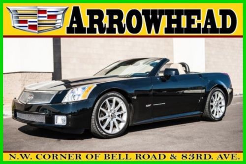 2008 xlr v black raven cashmere leather 9336 miles nav convertible supercharged