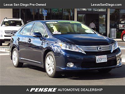 4dr sdn hybrid lexus certified/navigation/hybrid/rear camera/bluetooth/moon roof