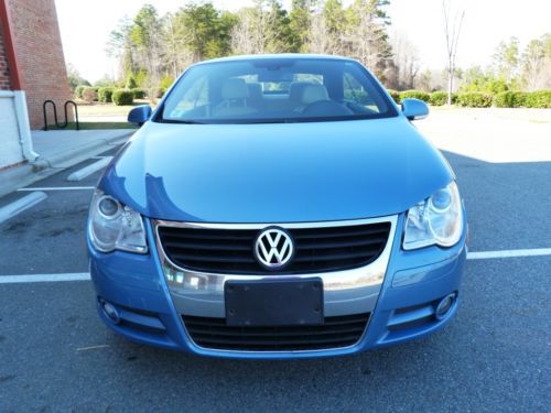 2007 vw eos lux 2.0turbo,convertible,automatic,one owner,leather,top line!!!